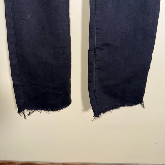 JUDY BLUE classic bootcut raw hem button fly black jeans 31 - Picture 7 of 8